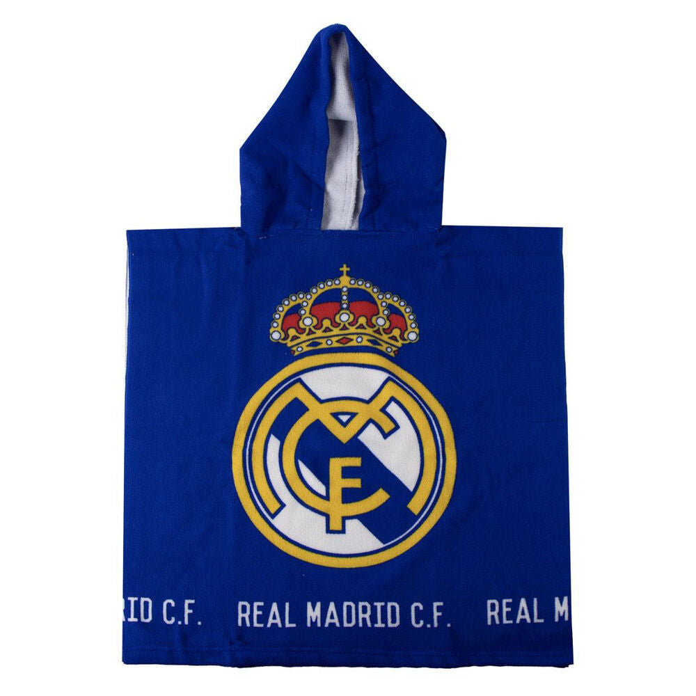 Poncho toalla Real Madrid microfibra_0