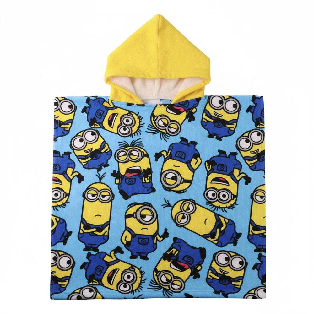 Poncho toalla Minions microfibra_0