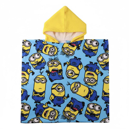 Poncho toalla Minions microfibra_0