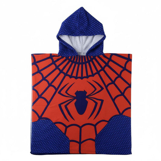 Poncho toalla Spiderman Marvel microfibra_0