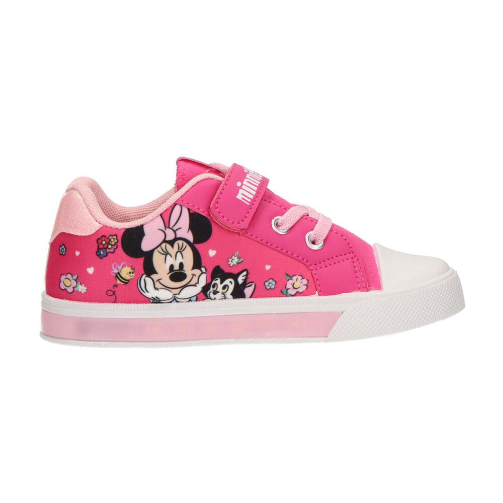 Zapatillas loneta Minnie Disney luces_0