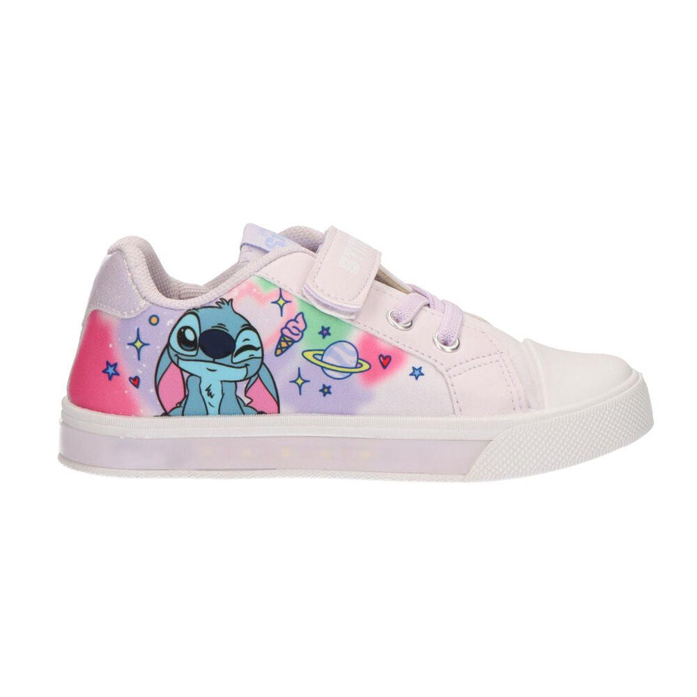 Zapatillas loneta Stitch Disney luces_0