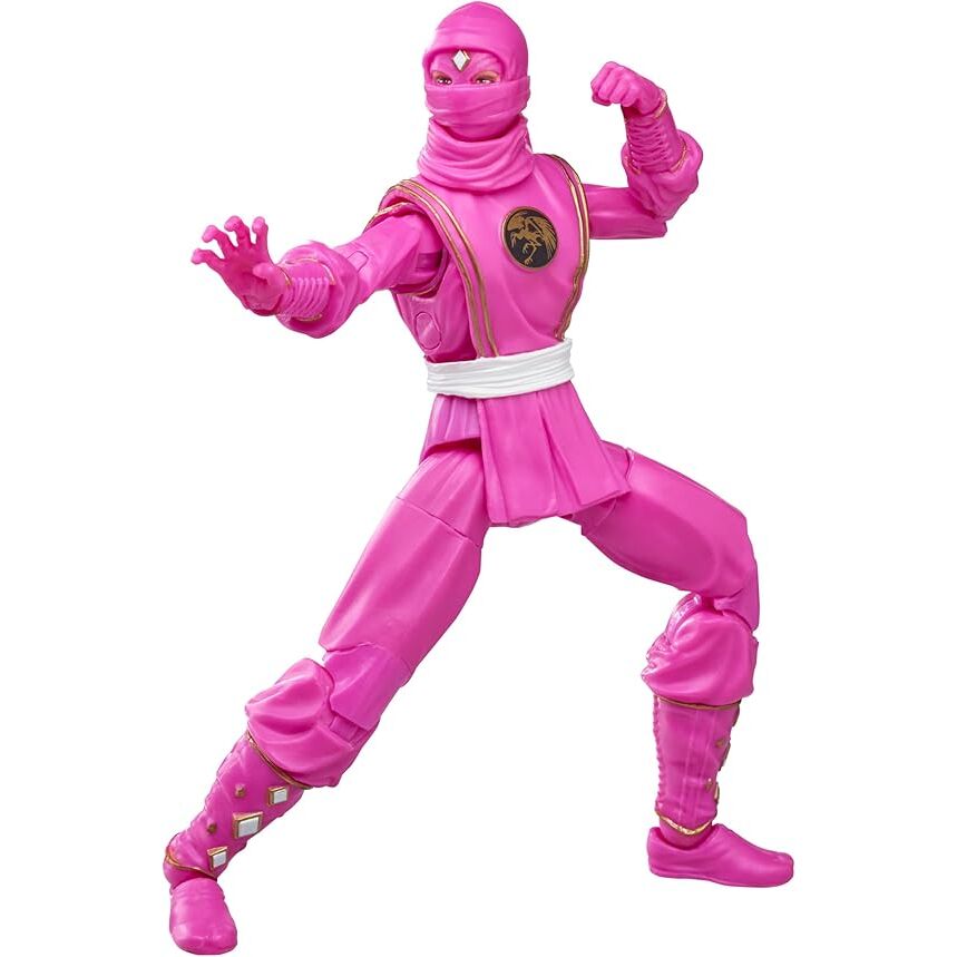 Figura Mighty Morphin Ninja Pink Ranger Lightning Collection Power Rangers 15cm_0