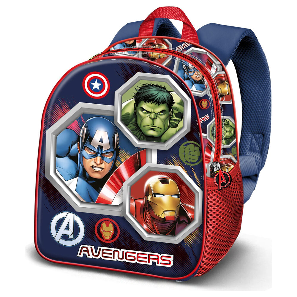 Mochila 3D Assemble Vengadores Avengers Marvel 31cm_0