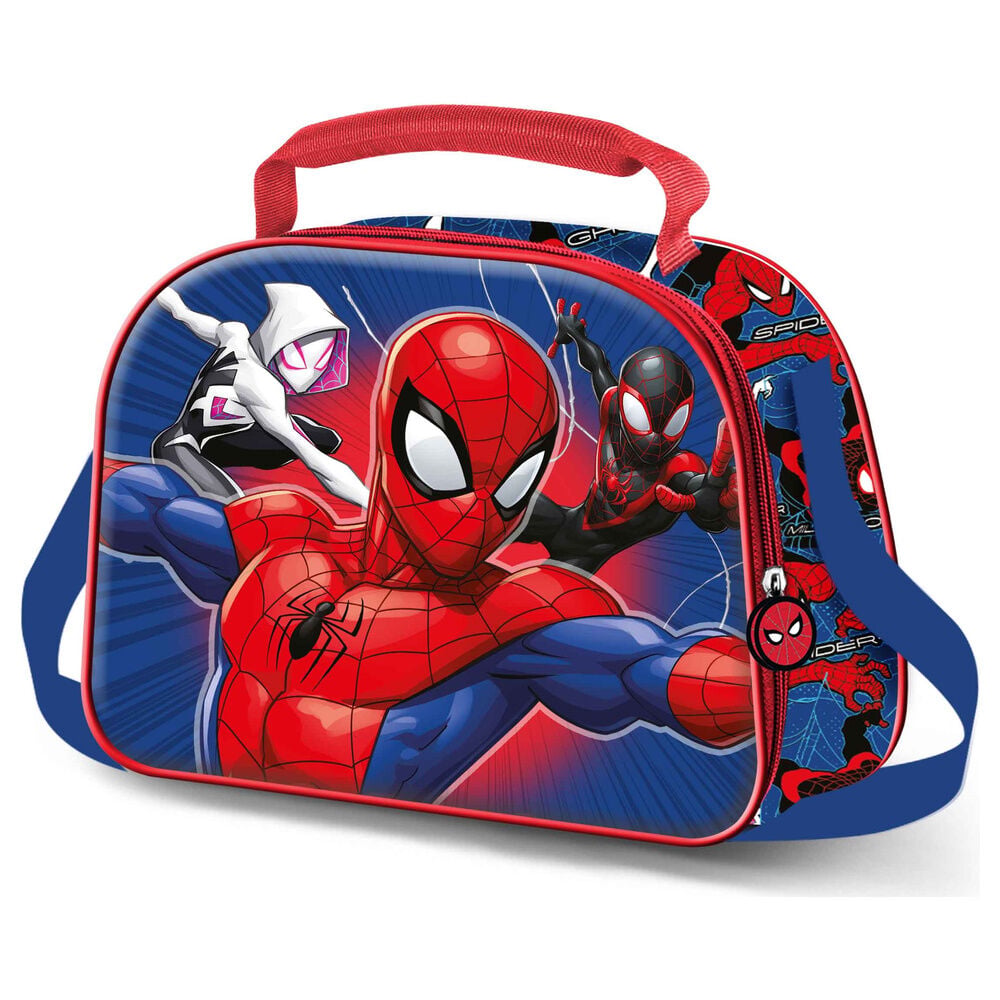 Bolsa portameriendas 3D Word Spiderman Marvel_0