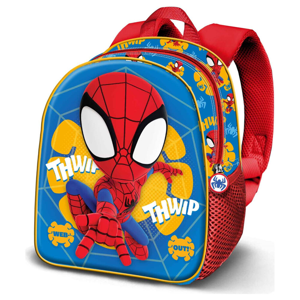 Mochila 3D Web Out Spiderman Marvel 31cm_0