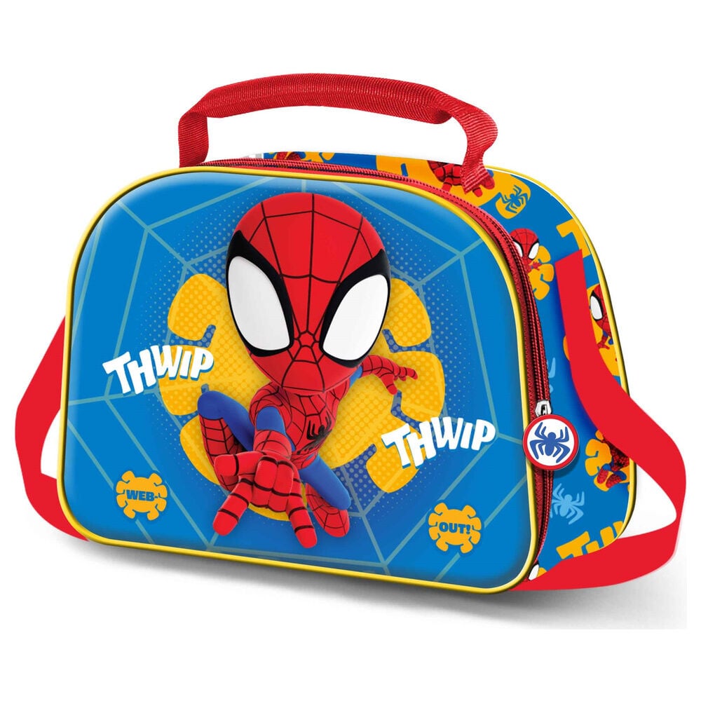 Bolsa portameriendas 3D Web Out Spiderman Marvel_0