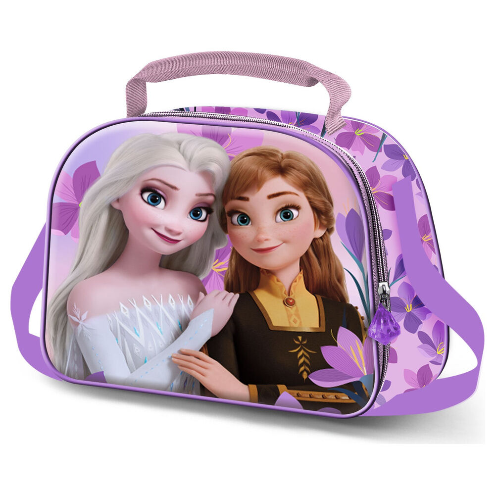 Bolsa portameriendas 3D Violet Frozen Disney_0