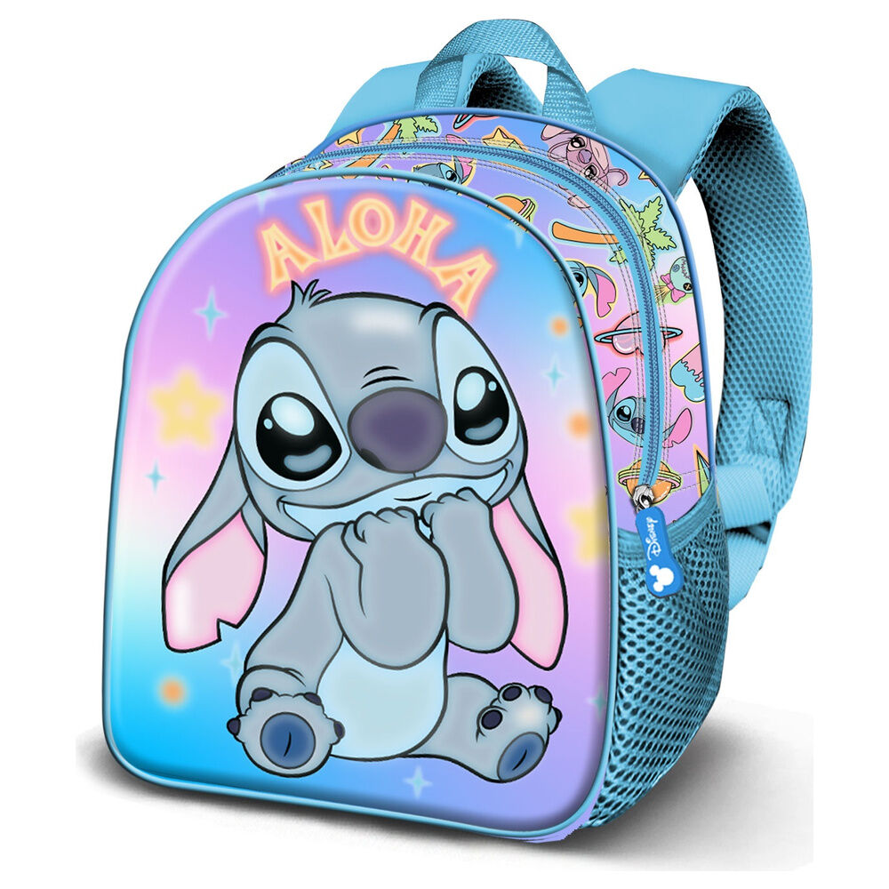 Mochila 3D Aloha Stitch Disney 31cm_0