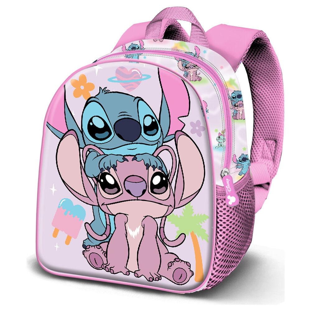 Mochila Couple Angel & Stitch Disney 40cm_0