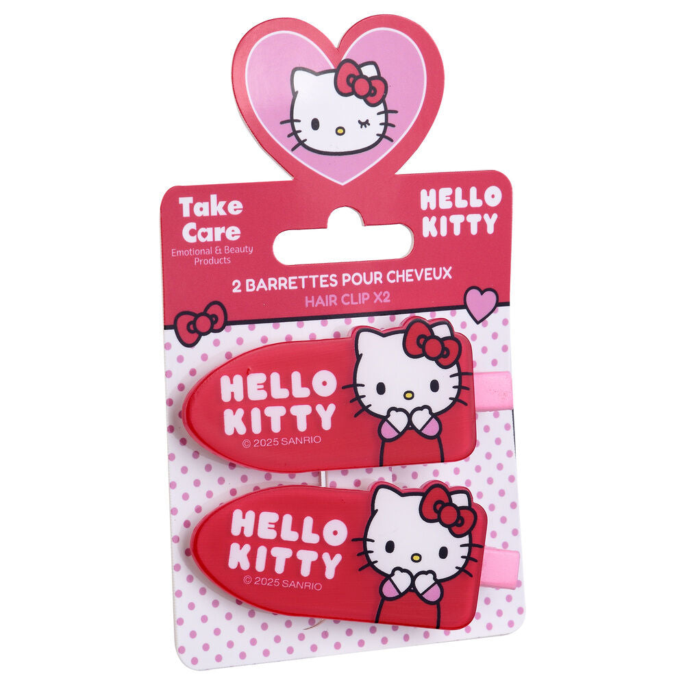 Blister 2 pinzas pelo Hello Kitty_0