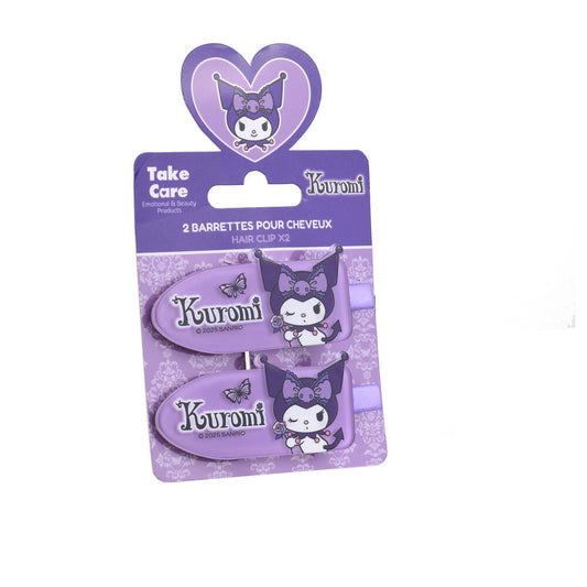 Blister 2 pinzas pelo Kuromi Hello Kitty_0