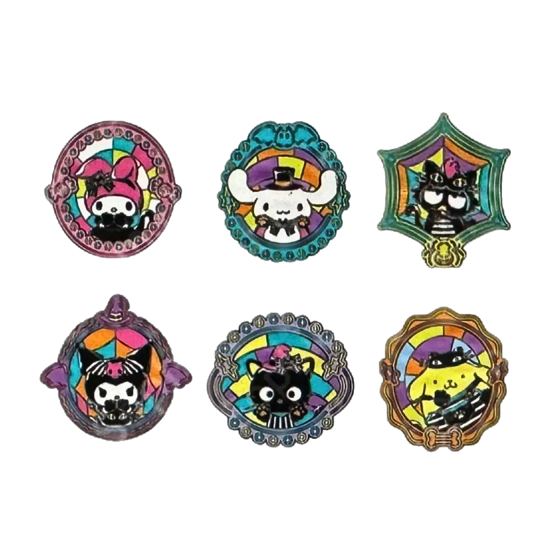 Blind Box Mystery Enamel Pin Halloween Hello Kitty and Friends Loungefly surtido_0