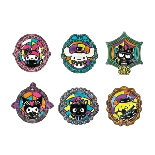 Blind Box Mystery Enamel Pin Halloween Hello Kitty and Friends Loungefly surtido_0