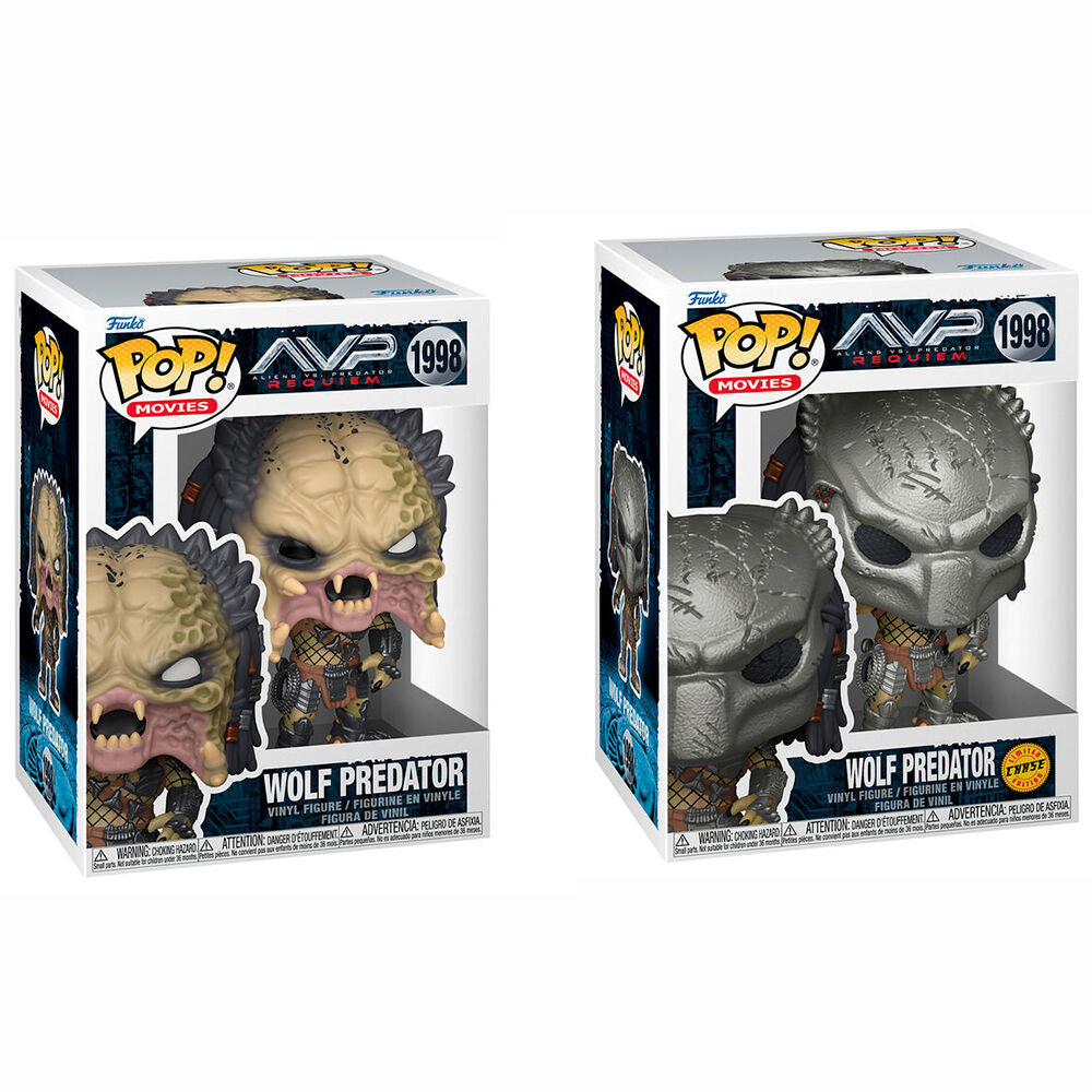 Figura POP Alien vs Predator Requiem Wolf Predator 5 + 1 Chase_0