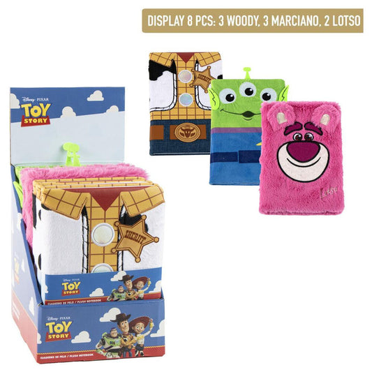 Cuaderno peluche Toy Story Disney Pixar surtido_0