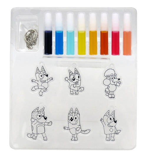 Set coloreable colgadores decorativos Bluey_0