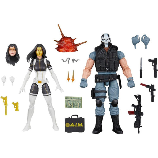 Blister 2 figuras Madame Masque & Crossbones Super Villains Marvel Legends Series 15cm_0