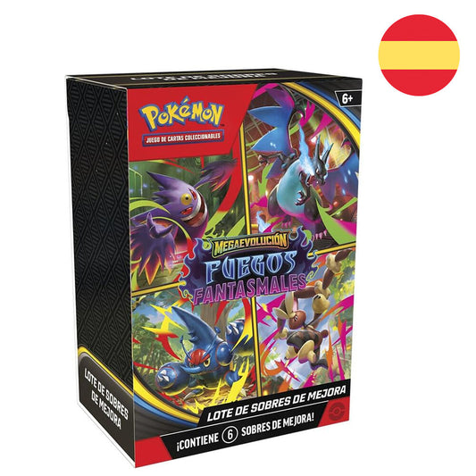 Juego de Cartas coleccionables Booster Bundle Fuegos Fantasmales Pokemon espaÃ±ol_0