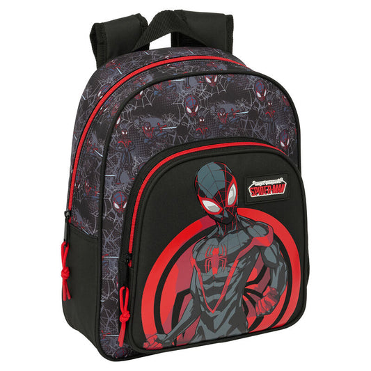Mochila Miles Morales Spiderman Marvel 33cm adaptable_0