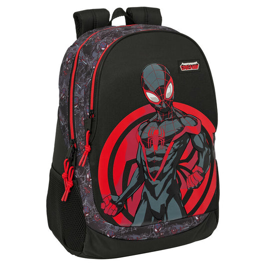 Mochila Miles Morales Spiderman Marvel 44cm adaptable_0