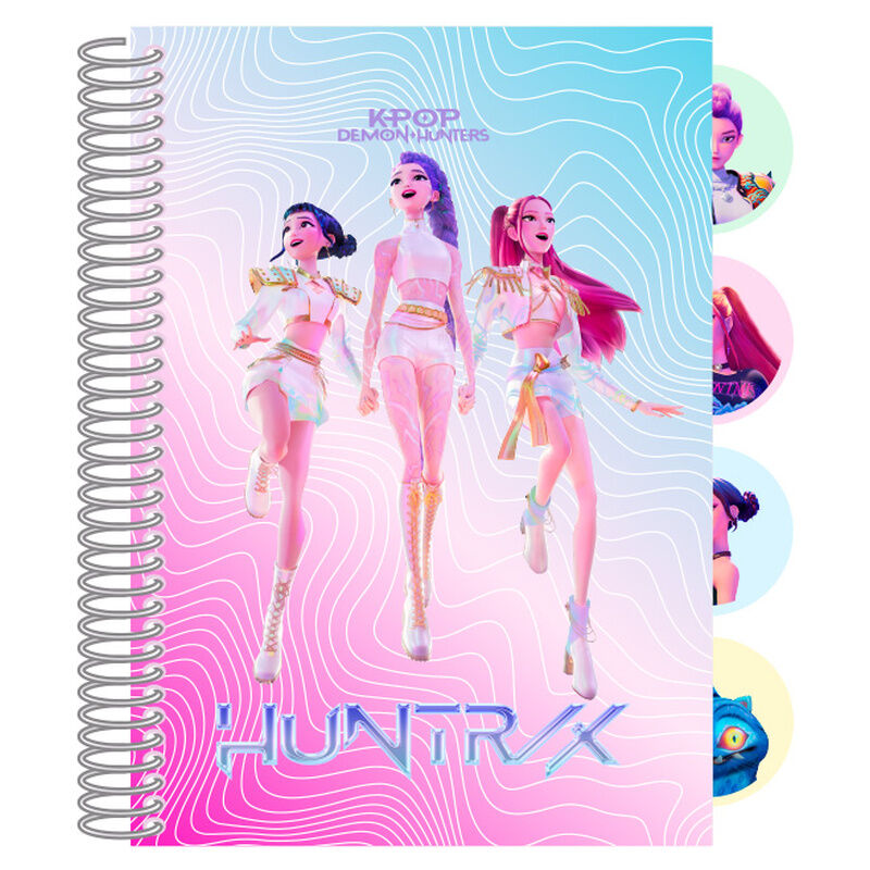 Cuaderno A6 Kpop Demon Hunters_0
