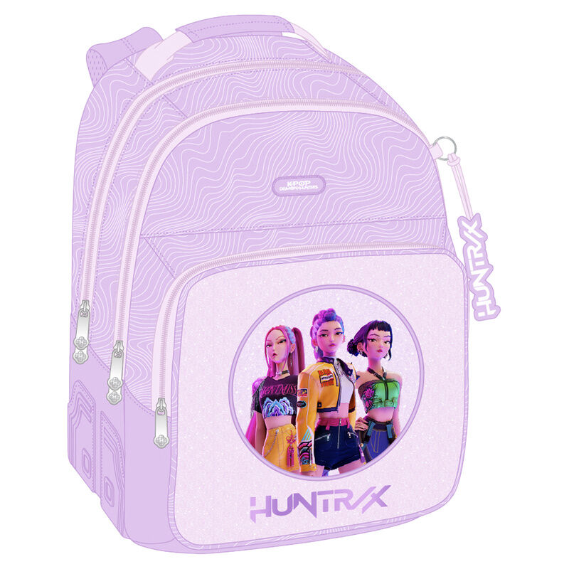 Mochila Iconic Kpop Demon Hunters 42cm adaptable_0