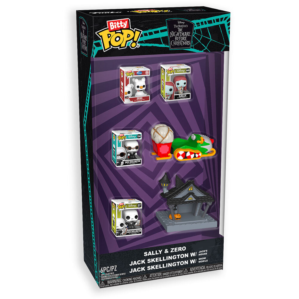 Set Figura Bitty POP Starter Disney Pesadilla Antes de Navidad_0
