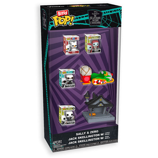 Set Figura Bitty POP Starter Disney Pesadilla Antes de Navidad_0