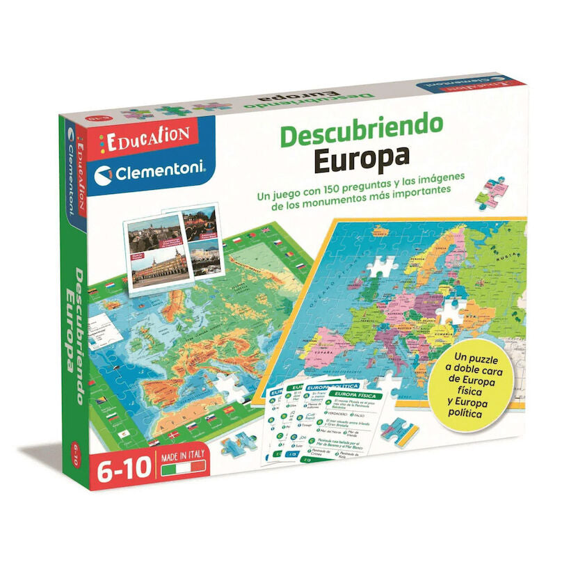 Juego puzzle Mapa Geo descubre Europa_0