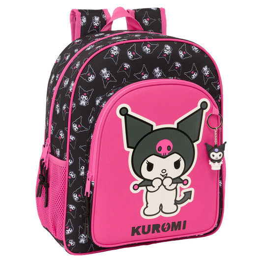 Mochila Kuromi Hello Kitty adaptable 38cm_0