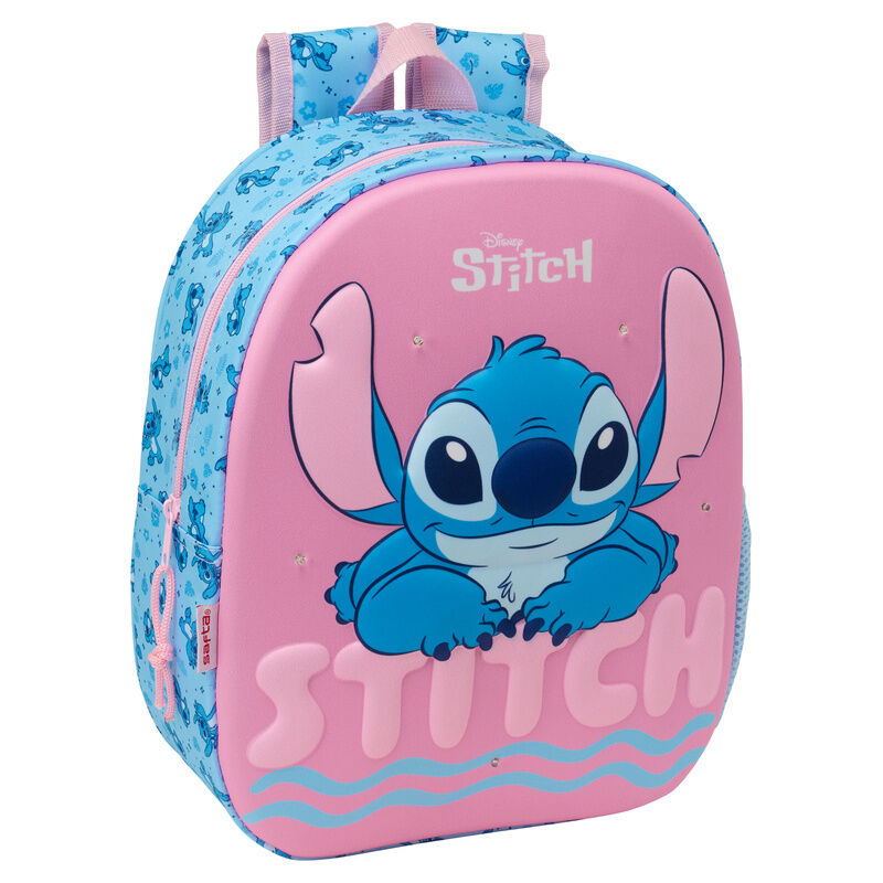 Mochila 3D LED Stitch Disney 33cm_0