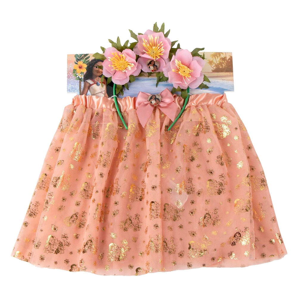 Set diadema + tutu Vaiana Moana Disney_0