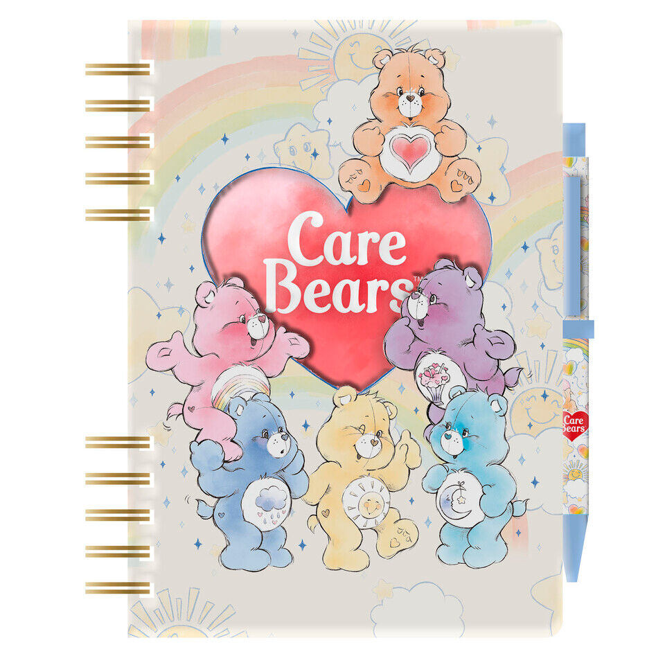 Cuaderno A5 + boligrafo y pegatinas Osos Amorosos_0