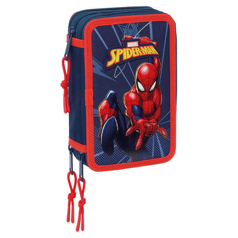 Plumier Spiderman Marvel triple 37pzs_0