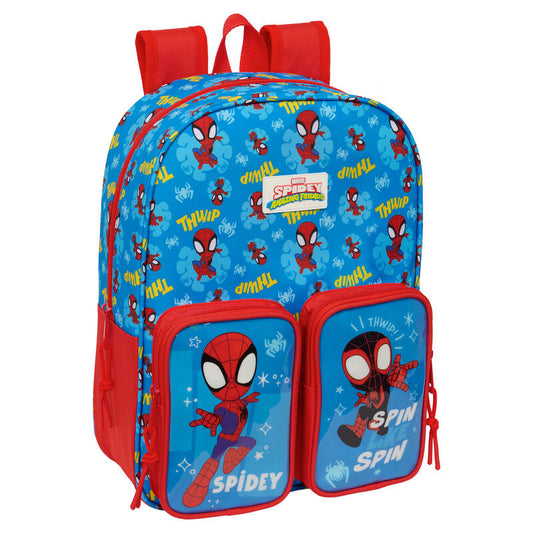 Mochila Spidey Marvel 34cm adaptable_0