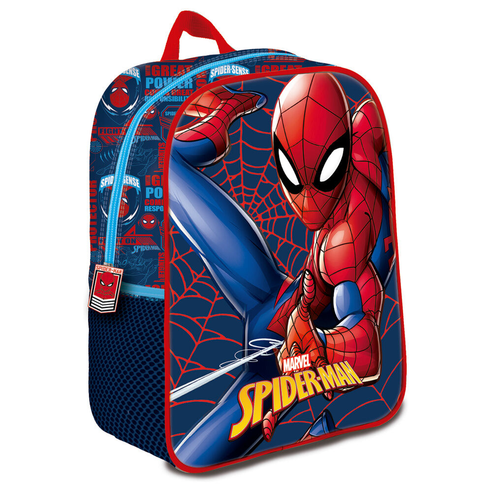 Mochila 3D Web Marvel Spiderman 30cm_0