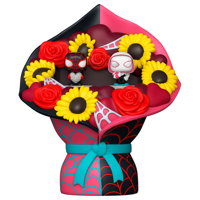 Figura Bitty POP Bouquet Marvel Miles Morales and Ghost Spider San valentin_0