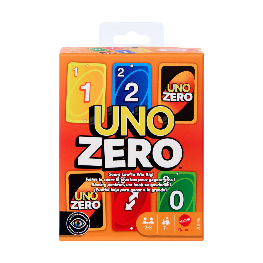 Jogo UNO ZERO Mattel / Preto / JHH48_1