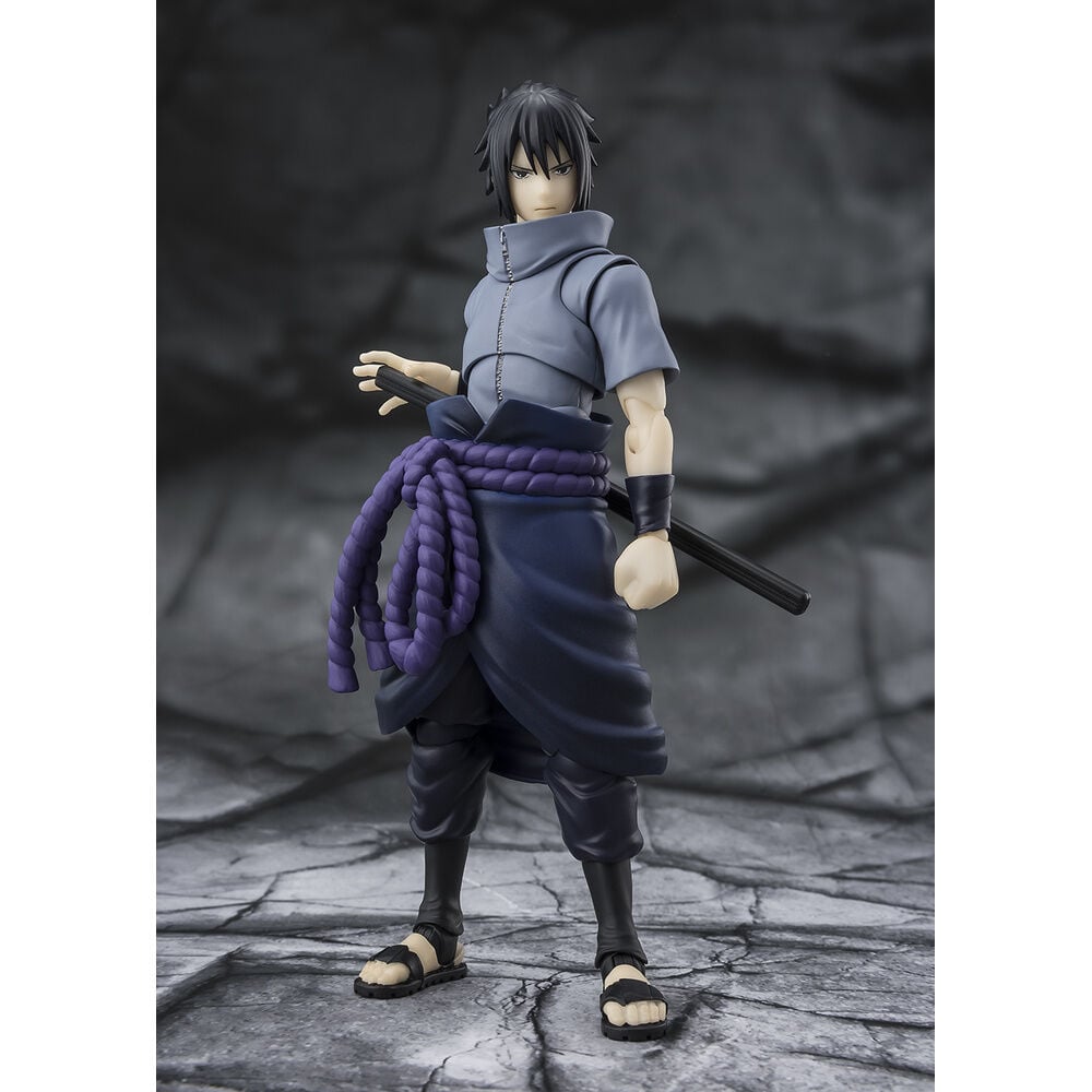 Figura S.H.Figuarts Sasuke Uchiha Solitary Shinobi Naruto Shippuden 14,5cm_0