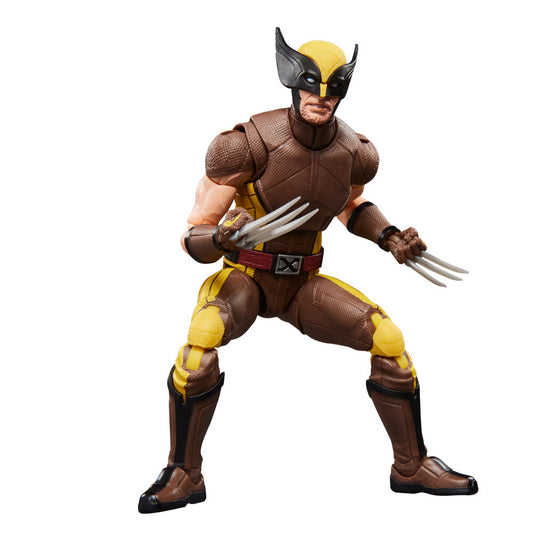 Figura Wolverine Brown Suit Deadpool & Wolverine Marvel Legends Series 15cm_0