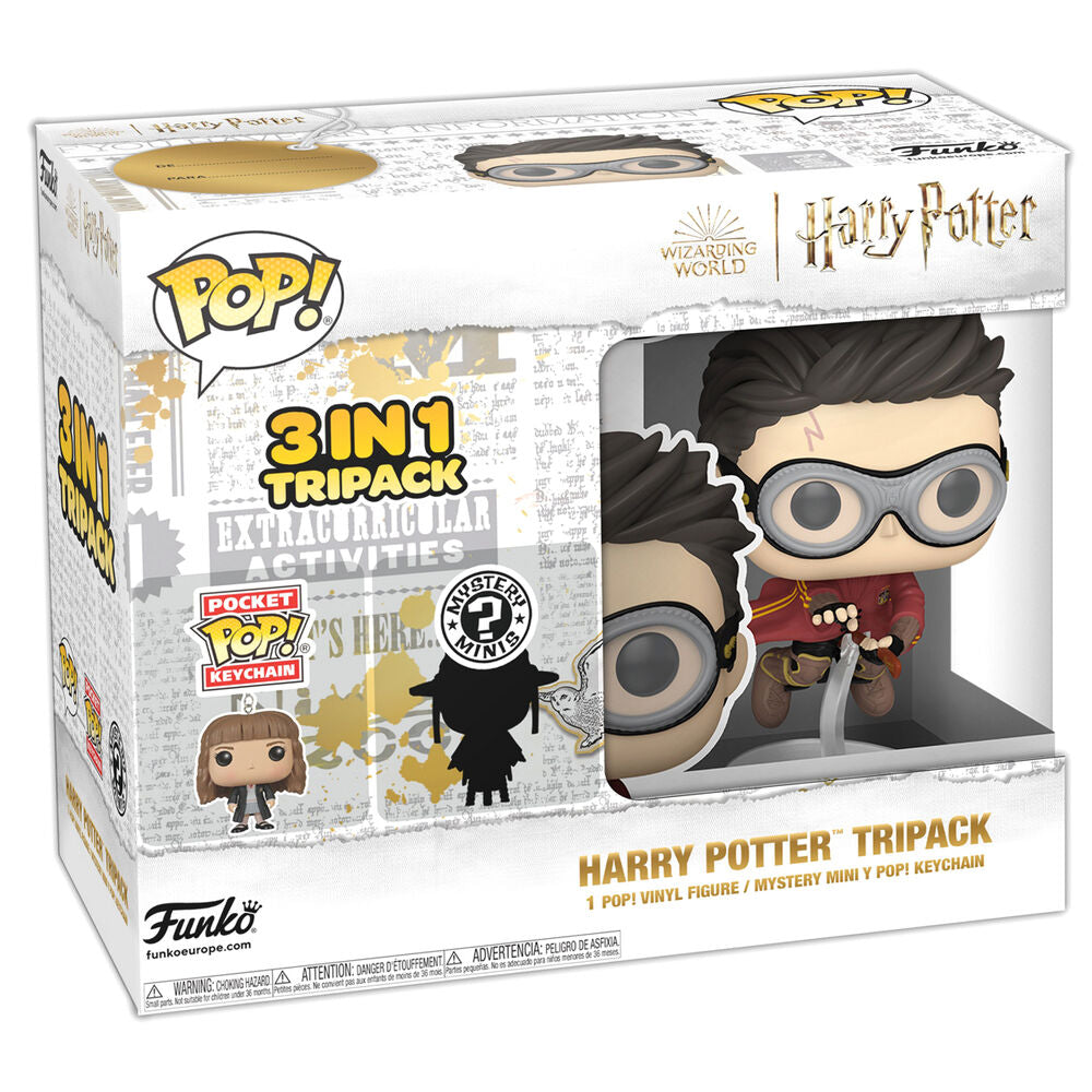 Funko Tripack POP + Mystery Mini + Keychain Harry Potter_0