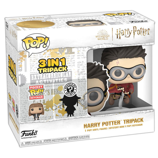 Funko Tripack POP + Mystery Mini + Keychain Harry Potter_0