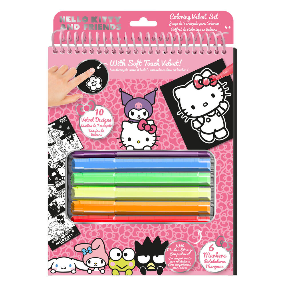 Libreta + rotuladores Hello Kitty and Friends_0