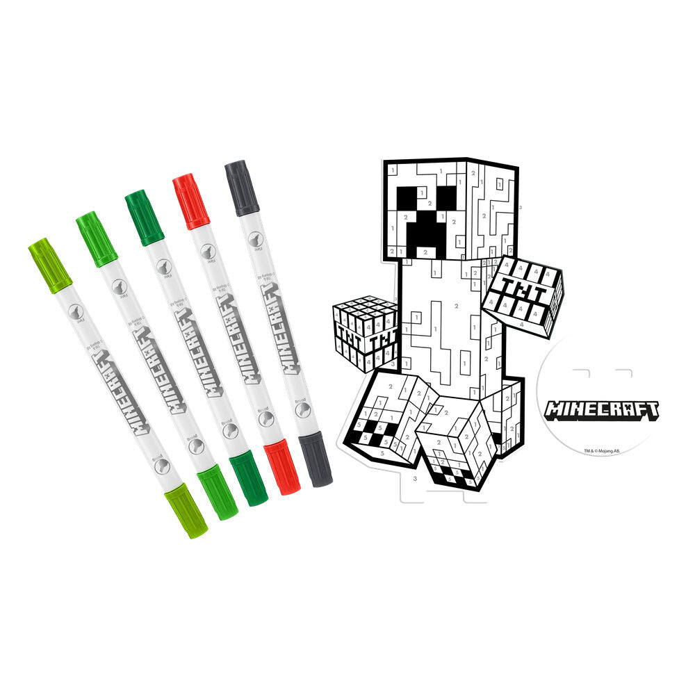 Set colorear Minecraft_0
