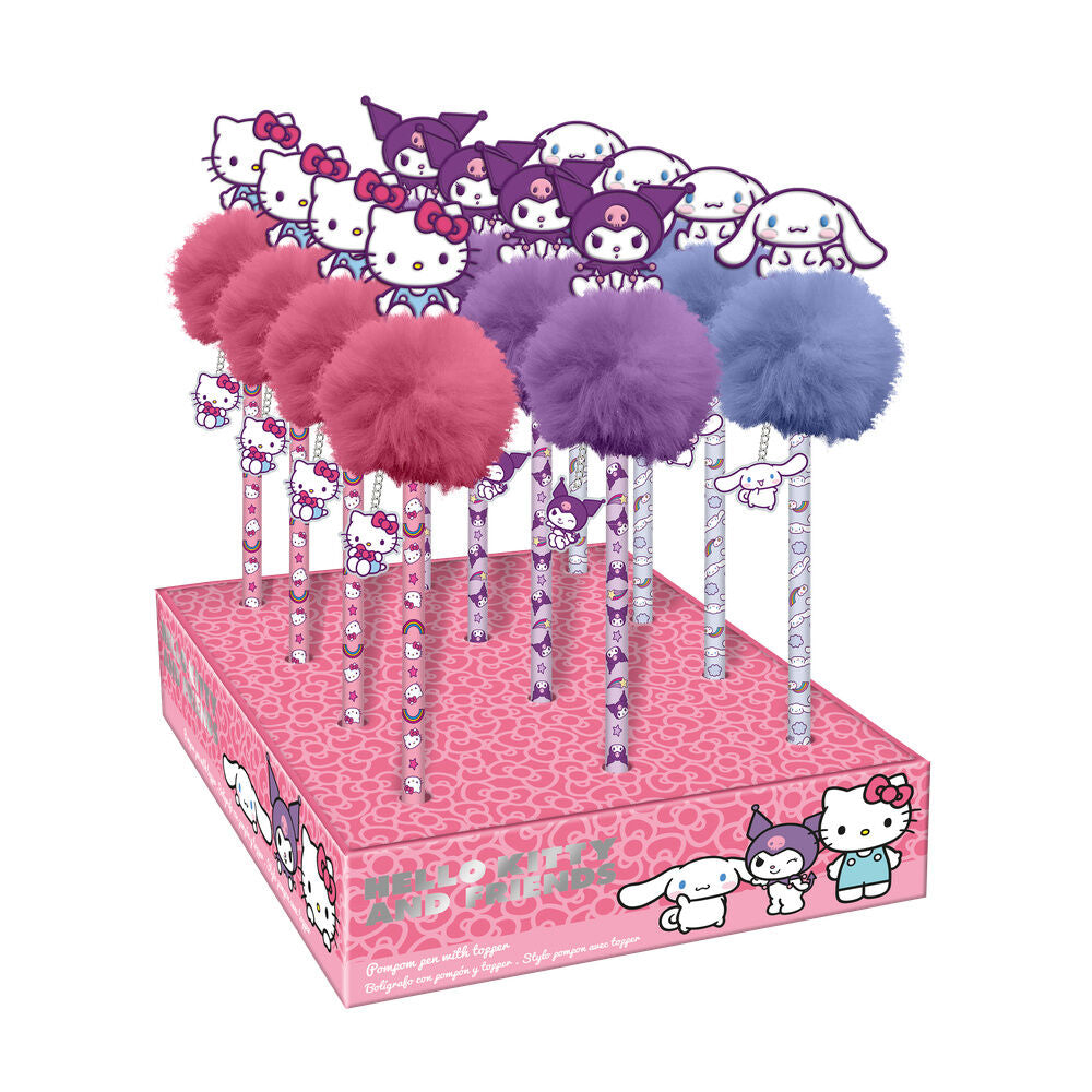 Boligrafo pompom Hello Kitty and Friends_0