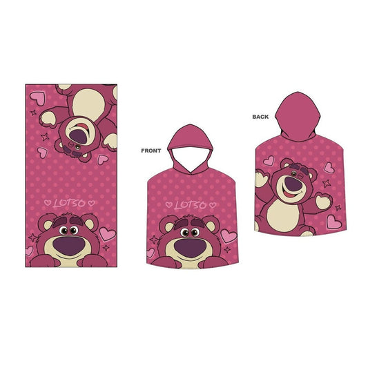 Poncho toalla Lotso Toy Story Disney Pixar microfibra_0