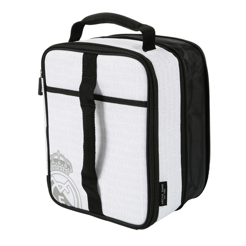 Bolsa porta alimentos termica + tupper Real Madrid_0