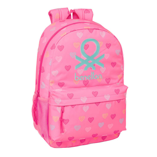 Mochila Heart Benetton 46cm adaptable_0