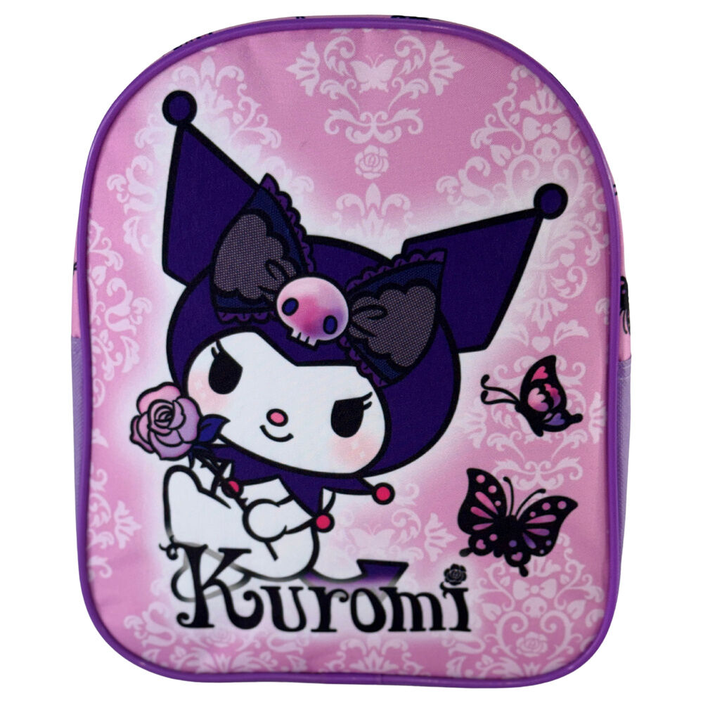 Mochila Purple Kuromi Hello Kitty 26cm_0